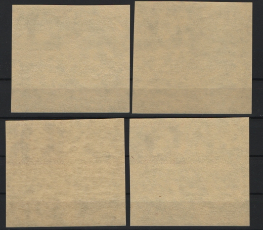 Österreich, 1946, Mi.- Nrn.: 772 B- 775 B, **, kpl. Satz, je vom ER- lu., sehr selten!