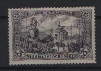 DR, Germania o. Wz., 1902, Mi.- Nr.: 80 A, **, Prachtstück! Selten!