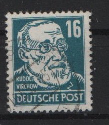 DDR, 1953, Mi.- Nr.: 332 va YI, gestempelt, aktuelles Fotoattest Dr. Ruscher BPP: echt und einwandfrei! Luxusstück! RR!