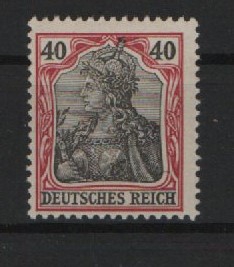 DR, Germania o. Wz., 1902, Mi.- Nr.: 75, **, Qualitätsstück! Selten!