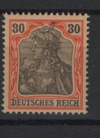 DR, Germania o. Wz., 1902, Mi.- Nr.: 74, **, Qualitätsstück! Selten!