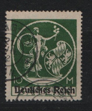 DR, Infla, 1920 / 21, Mi.- Nr.: 137 Type II, gestempelt! Akt. FA Weinbuch BPP: e+ ...., e! Gutes Bedarfsstück! Sehr selten!