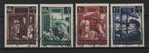 Österreich, Mi.- Nrn.: 960- 3, gestempelt, selten!