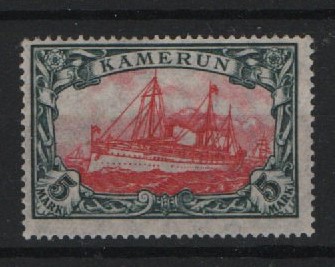 Dt. Kolonien, Kamerun, 1905 / 19, Mi.- Nr.: 25 I A, **, Qualitätsstück! Selten!