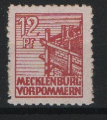 SBZ, MVP, 1946, Mi.- Nr.: 36 x c, **, tiefstgeprüft Kramp BPP! Selten!