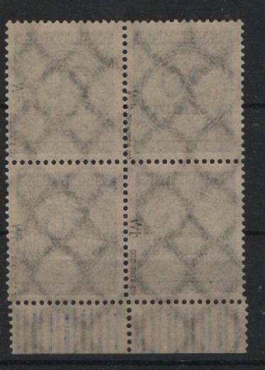 DR, Infla, 1923, Mi.- Nr.: 319 Wb (4x, vom Ur), **, 4-er- Block vom UR, jede Marke tiefstgeprüft Dr. Oechsner BPP!