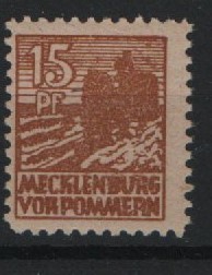 MVP, 1946, Mi.- Nr.: 37 y c, **, tiefgeprüft Zierer /Kramp BPP! Selten!