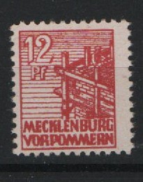 SBZ, MVP, 1946, Mi.- Nr.: 36 x c, **, tiefstgeprüft Thom / Zierer / Kramp BPP! Selten!