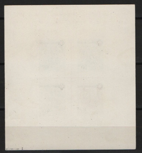 FRZ- Rheinland- Pfalz, 1949, Mi.- Nr.: Bl. 1 I, (*) wie ausgegeben, tiefstgeprüft Schlegel BPP! Luxusstück!