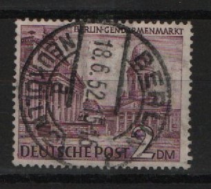 Berlin, 1949, Mi.- Nrn.: 58 X, gestempelt, tiefgeprüft Schlegel BPP! Gutes Bedarfsstück, selten!