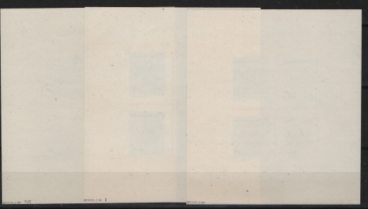 FRZ- Baden / Rhld.- Pf. / Württ., 1949, Mi.- Nrn.: Bd. Bl. 2, Rhld. Pf + Württ. je Bl. 1, je (*) wie ausgegeben, je tiefstgeprüft Schlegel BPP!