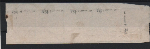 Dt. Auslandspostämter, China, 1894, Mi.- Nrn.: V37e (4x), V48d, als MiF auf Briefstück, geprüft Jäschke- L. BPP! Selten!