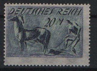 DR, Infla, 1922, Mi.- Nr.: 196 I, (kopfstehender Unterdruck!) **, tiefstgeprüft Dr. Oechsner BPP! Selten! Luxusstück!