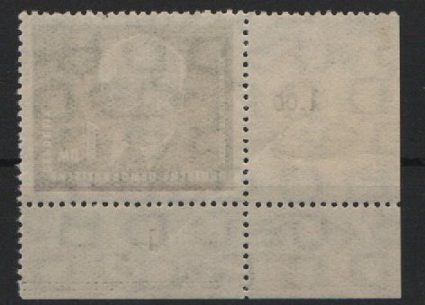 DDR, 1952, Mi.- Nr.: 325 z XII DV 1, **, Luxusstück!