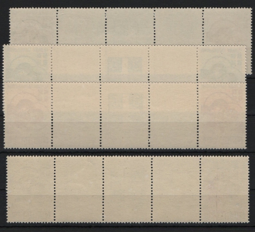 III. Reich, Dt. Bes. II. WK, Serbien, 1942, Mi.- Nr.: 62 A ZW- 65 A ZW, **, Luxusstücke!