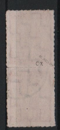 SBZ, West- Sachsen, 1945, Mi.- Nr.: 119 CX, im senkr. Paar, gestempelt, 1 Marke tiefstgeprüft Dr. Jasch BPP! Luxusstück! RR!