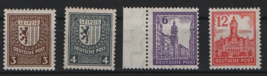 SBZ, West- Sachsen, 1946, Mi.- Nrn.: 150- 55X , **, Nr.: 151X, tiefstgeprüft Ströh BPP! Luxusstücke! RR!