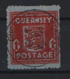 III. Reich, Dt. Bes. II. WK, Kanalinseln, Guernsey, 1939, Mi.- Nr.: 5, gestempelt, tiefgeprüft Möhle BPP, Kabinettstück!