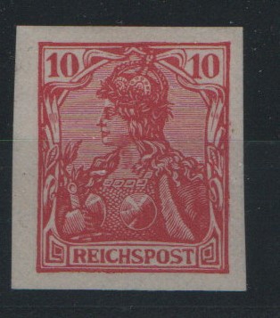 DR, Germania- Reichspost, Mi.- Nr.: 56 PFä U, *, akt. Attest Kroschel, VPEX; fehlerfrei! Sehr selten!