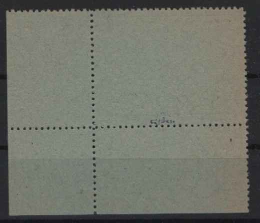 III. Reich, Dt. Bes. II. WK, Frankreich, St. Nazaire, 1945, Mi.- Nr.: 1, mit ER, (wie ausgeg.), tiefstgeprüft Brun, Kabinettstück!