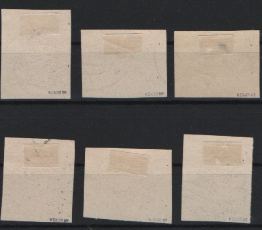 III. Reich, Dt. Bes. II. WK, Estland, 1941, Mi.- Nrn.: 4 Ua - 9 Ua , gestempelt, je tief(st)geprüft Keiler BPP, Kabinettstücke! Selten!