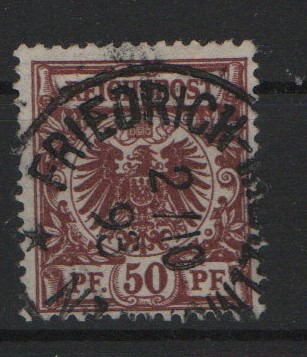 Dt. Kolonien, DNG, 1895, Mi.- Nr.: V50c, dünnes Papier, gestempelt, tiefstgeprüft Zenker BPP, schön und selten!