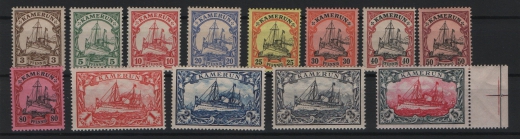 Dt. Kolonien, Kamerun, 1900, Mi.- Nrn.: 7- 19, **! Selten!