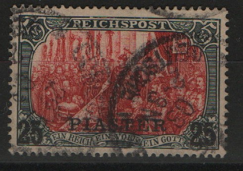 DAP Türkei, 1900 / 1904, Mi.- Nr.: 23 I, gestempelt, sehr selten!