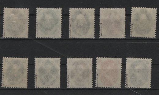 DDR, 1950, Mi.- Nrn.: 261- 270, (mit 266b) der Akademiesatz, **, je tief(st)gepr. Dr. Ruscher BPP!, Qualitätssatz!