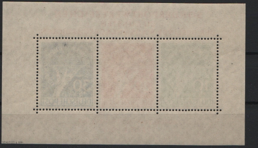 Berlin, 1949, Mi.- Nr.: Bl. 1 , **, tiefstgeprüft A. Schlegel BPP! Luxusstück!