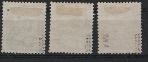 DDR, 1952 / 53, Mi.- Nrn.: 322, 323 + 324 je in vb YI, der Pieck II!, gestempelt, je tief(st)geprüft Schönherr BBP! Selten