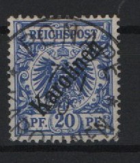 Dt. Kolonien, Karolinen, 1899, Mi.- Nr.: 4 I, gestempelt! Selten! Kabinettstück!
