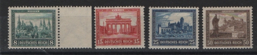 DR / Weimar, 1930, Mi.- Nrn.: 450- 453, **, Mi.- Nr.: 453 tiefstgeprüft Schlegel BPP! Selten!