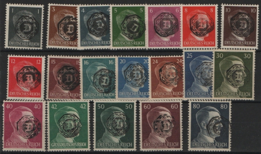 Deutschland- OST, Lokalausgaben, Löbau, 1945, Mi.- Nrn.: 3- 21, * , Luxusstücke!