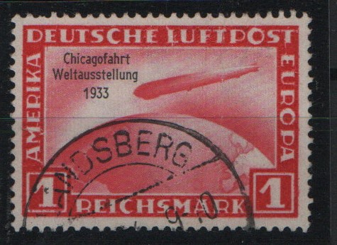 III. Reich, 1933, Mi.- Nr.: 496, gestempelt, Bedarfsstück, geprüft Schlegel BPP! Selten!