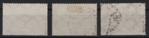 III. Reich, 1933, Mi.- Nr.: 496- 98, Der Chikagofahrt- Satz, gestempelt, je tief(st)gepüft Schlegel BPP! Sehr selten!