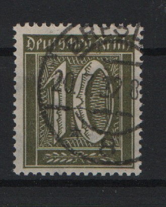 DR, Infla, 1922, Mi.- Nr.: 178, gestempelt, tiefstgeprüft Peschl BPP / Stempelprüfung Infla Berlin! Luxusstück! Selten!