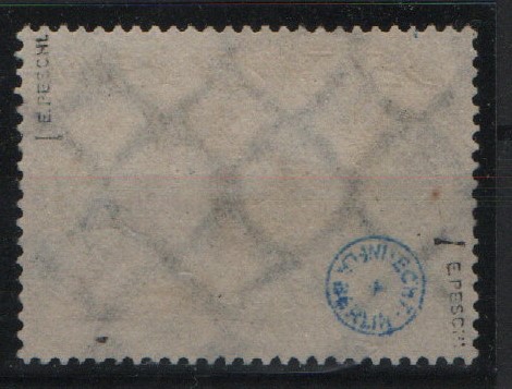 DR, Infla, 1922, Mi.- Nr.: 196 I, (kopfstehender Unterdruck!), gestempelt, tiefstgeprüft Pesch / Infla! Sehr selten! Luxusstück!