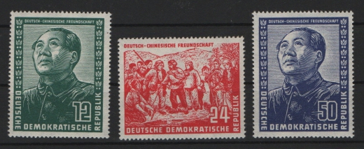DDR, 1951, Mi.- Nrn.: 286- 88, Der Chinesensatz, **!