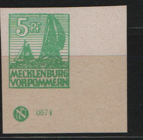 MVP, 1946, Mi.- Nr.: 32x DZ, vom Er, **! Selten!