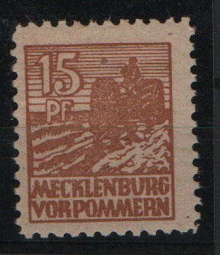 MVP, 1946, Mi.- Nr.: 37 y c, **, geprüft Kramp BPP!  Kabinettstück! Selten!