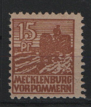 MVP, 1946, Mi.- Nr.: 37 y c, **, tiefgeprüft Kramp BPP! Kabinettstück! Selten!