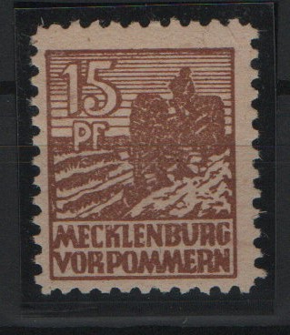 MVP, 1946, Mi.- Nr.: 37 y d, **, tiefgeprüft Zierer BPP! Selten!