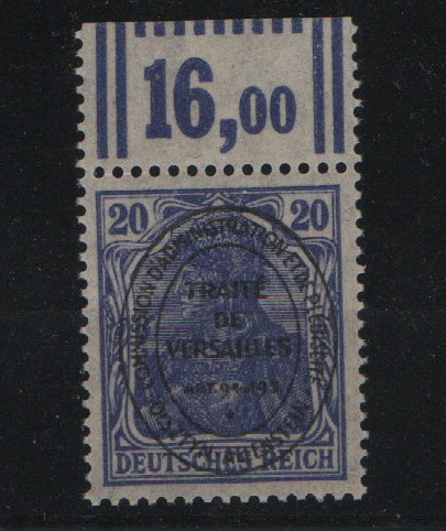 Allenstein, 1920, 19a W OR (2´9´2), **, Luxusstück! Sehr selten!