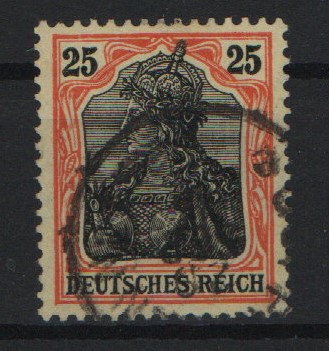 Dt. Kaiserreich, 1915, Mi.- Nr.: 88 II a, gestempelt, tiefstgeprüft Jäschke BPP! Luxusstück! Selten!