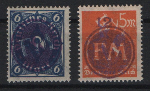 D. - OST, Lokalausgaben, Fredersdorf, 1945, Mi.- Nrn.: 67- 68, ** , signiert / geprüft Sturm!