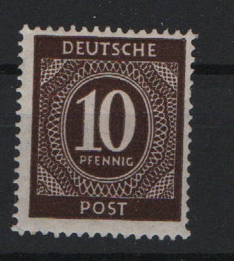 Kontrollrat, 1946, Mi.- Nr.: 918 c, **, farbgeprüft Bernhöft! Luxusstück, selten!