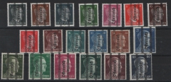 Österreich, 1945, Mi.- Nrn.: 674- 692, **, der sogen. Gratzer Aufdruck! Seltener Satz!