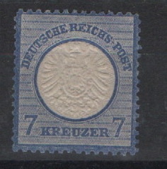 Dt. Kaiserreich, Brustschilder, 1872, Mi.- Nr.: 26, **!