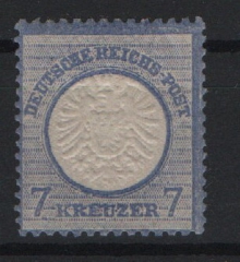 Dt. Kaiserreich, Brustschilder, 1872, Mi.- Nr.: 26, **! Signiert / geprüft Drahn! Selten!